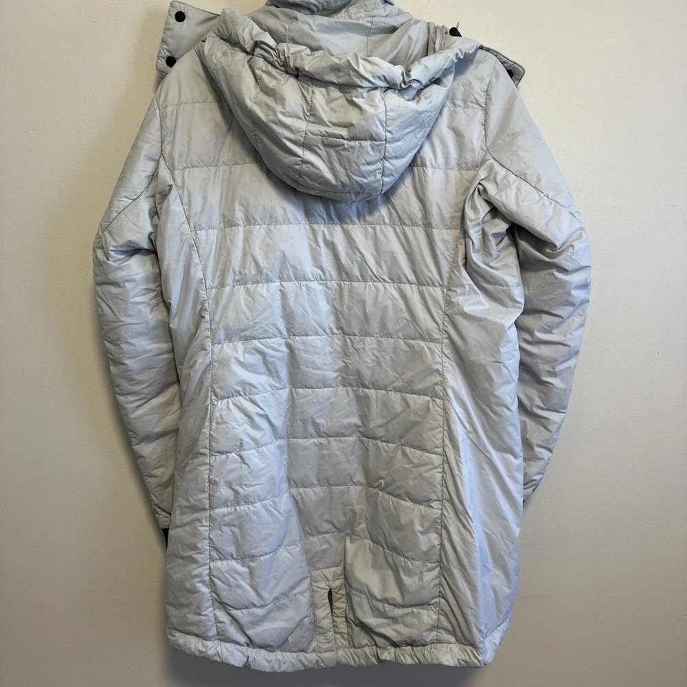 Canada Goose Women's Ellison Down Jacket Packable XL Light Grey Pre Owned - Picture 5 of 11